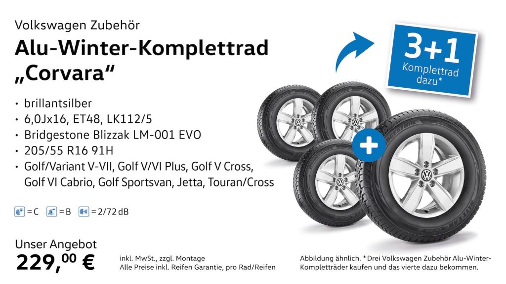 alu winter komplettrad aktion 3 1 auto ludwig salzgitter service volkswagen und audi